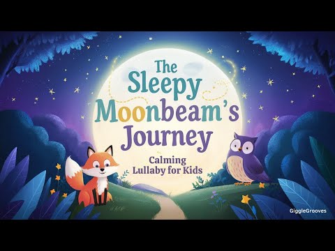 ✨ The Sleepy Moonbeam's Journey ✨ | Calming Lullaby for Kids 🌙 | Bedtime Stories & Soothing Music 🎶