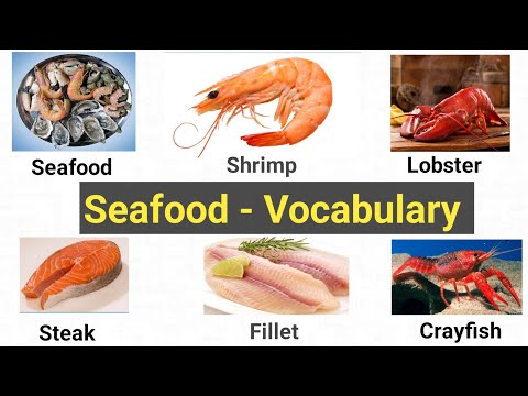 Seafood - Vocabulary | English Words Meaning for beginners#english#learnenglish#vocabulary