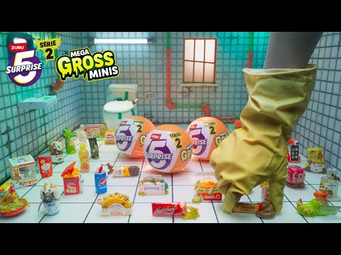 Mega Gross Series 2 is back and grosser than ever! Collect them all before they get flushed!