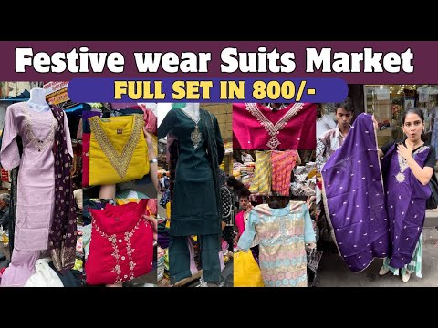 Cheapest Traditional Dresses Market In Mumbai | Festive Wear | Everything Under Rs 1000