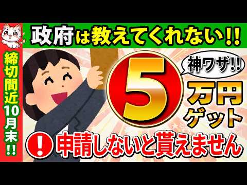 【締め切り直前！】定額減税・10月末申込締め切りの自治体公表！【調整給付/課税世帯向け/年金受給者ももらえる】