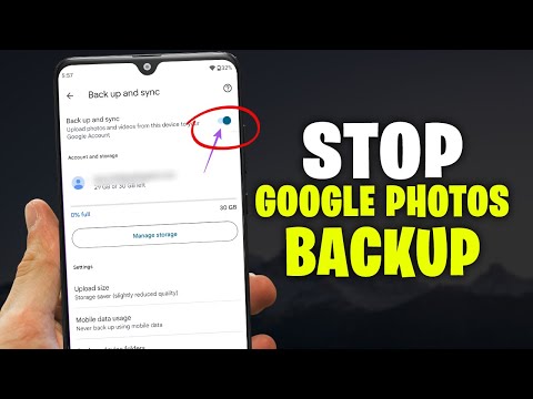 How to stop backup in google photos (Android & iOS)