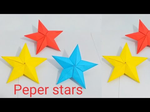 how to make Peper star/ easy Peper star making/easy Diy Peper Star/ tutorial Peper Craft idea/