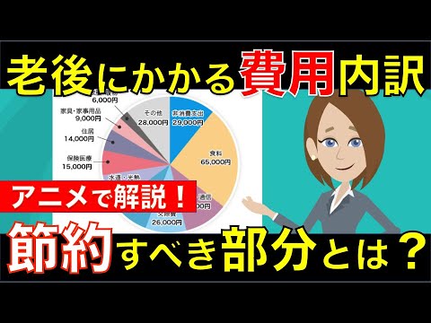 高齢者の支出内訳を大公開！老後資金はいくら必要？支出を無理なく減らす賢い方法もアニメでわかりやすく解説｜シニア生活応援隊