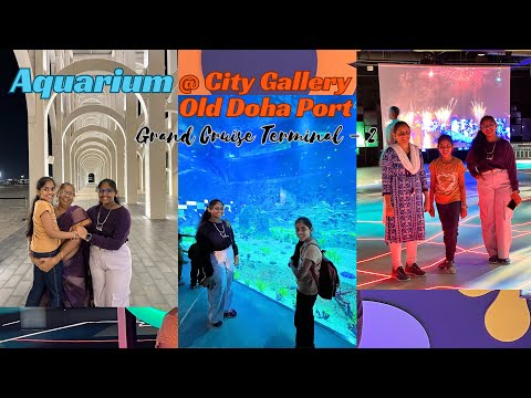 Aquarium at City Gallery Old Doha Port | Grand Cruise Terminal #citygallery #olddohaport #freeentry