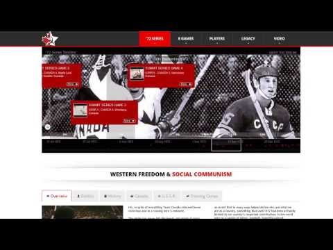 Team Canada '72 Website