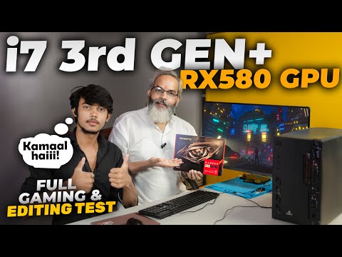 PC Build with i7 3rd Gen + RX 580 GPU 🔥 Full Testing Video