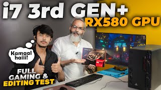 PC Build with i7 3rd Gen + RX 580 GPU 🔥 Full Testing Video