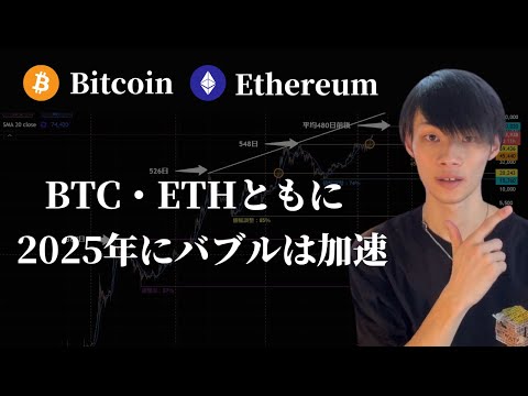 【2025年さらに仮想通貨バブルは加速する】　時間軸の観点から考えてみる。　今やらないは『永遠にやらない』　【仮想通貨・ビットコイン相場分析】