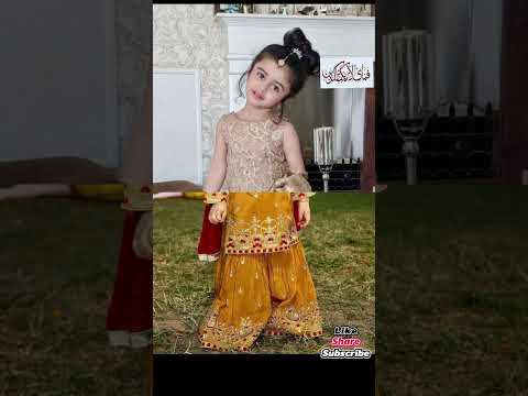 Baby girls sharara collection/Girls Eid Dress Design 2024 @HAMZ786 #babydressesdesign #girlsdesign