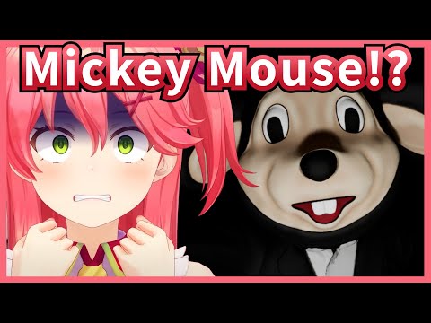 Miko Got Chased By Mickey Mouse While Trying To Save Her Daughter's Spirit 【Hololive / Eng Sub】