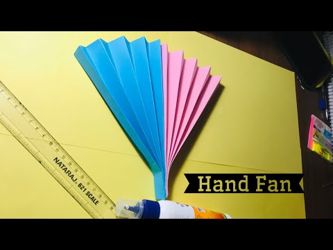 Hand Fan || How to make it||