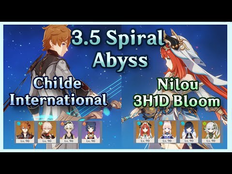 C0 International + C0 Nilou Bloom 3H1D | 3.5 Spiral Abyss | Floor 12 Continuous