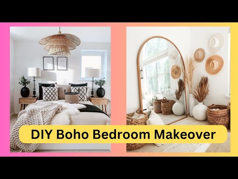 DIY Boho Bedroom Makeover