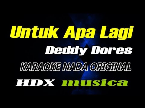 GAGAL DALAM CINTA (Untuk Apa Lagi) - KARAOKE || NADA ORIGINAL