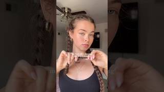 morning waves 🤍 #hairvlog #hairinspo #heatlesswaves #dutchbraids #heatlesscurls