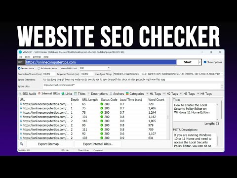 SEO Checker Website Analyzer and SEO Audit Tool