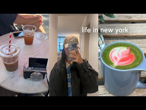 nyc vlog | best lattes in nyc, eating alone at parks, fall weather is here, seeing college friends