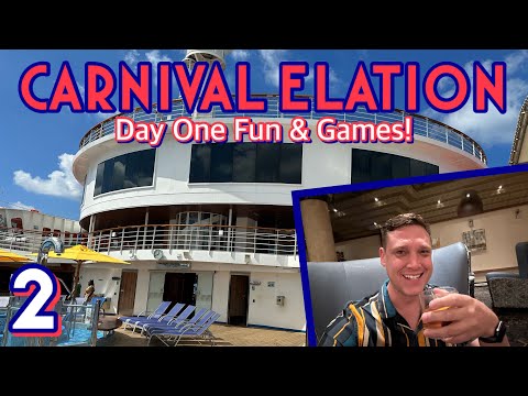 Carnival Elation: Sailaway, bingo, & the "Welcome Aboard" show! | PART 2, February 2023