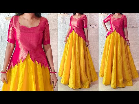 Designer Peplum Blouse/Top/Kurti Cutting and Stitching Step by Step easily | Peplum kurti cutting