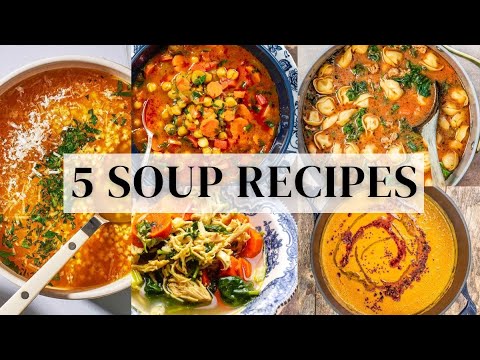 5 Mediterranean Soup Recipes (Mediterranean Diet Recipes!)