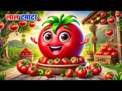 लाल टमाटर | Lal Tamatar HINDI Rhymes for Children | Hindi Rhymes | Nursery Rhymes | Mama Kids Rhymes