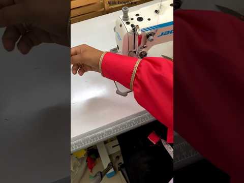 Cuff sleeves design | baju design gathers with lace design sleeves || very easy