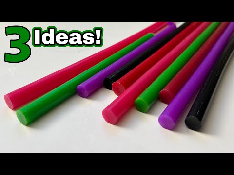 3 Super Ideas with Colored Hot Glue! Look What I Did!