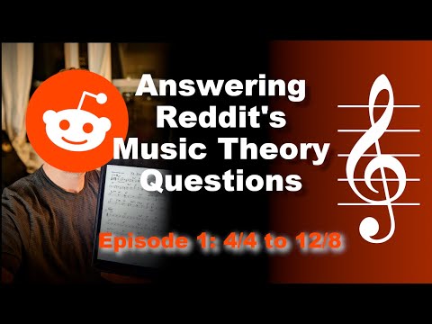 Reddit Music Theory Questions Ep. 1: How to rewrite 4/4 rhythms in 12/8