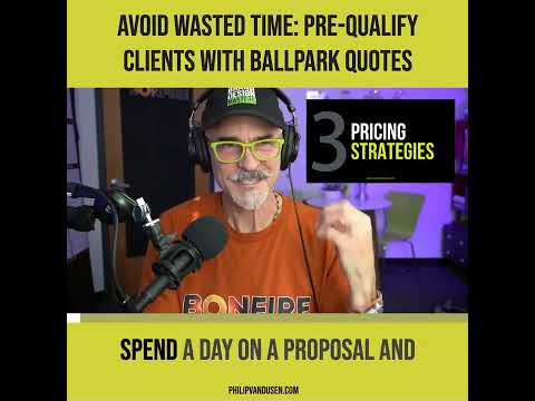 How to Quote Design Projects - The Power of Ballpark Quotes