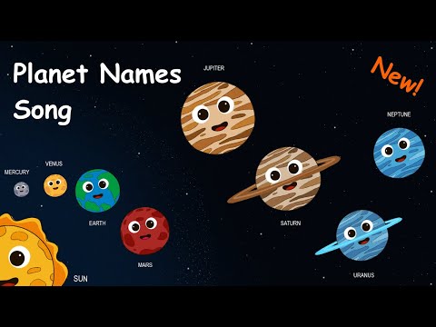 Planet Names Song for Kids #viralvideo #rhymes #kidssong #youtubekids #planetsong #planetnames