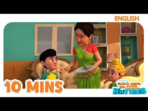 10-Minute Kids Rhymes Compilation with Jethalal & Daya | TMKOC Fun & Educational Songs for Children