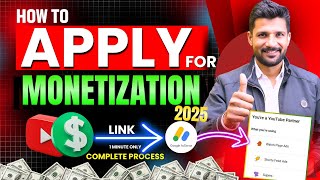 How to Apply For Monetization💲 in 2025✅ | YouTube Channel Monetize Kaise Kare 💸💸