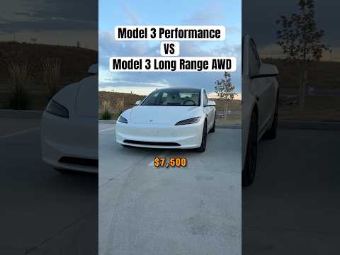 Is the Model 3 Performance Worth $7,500 More Than AWD? 🤔😳