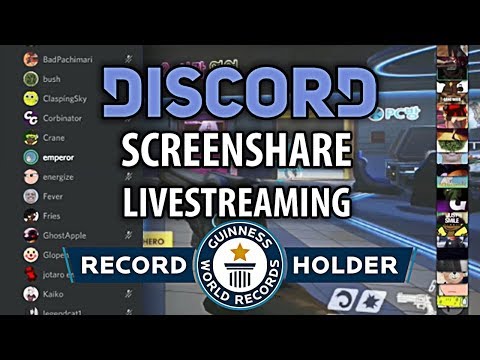 THE FIRST EVER DISCORD LIVESTREAMER