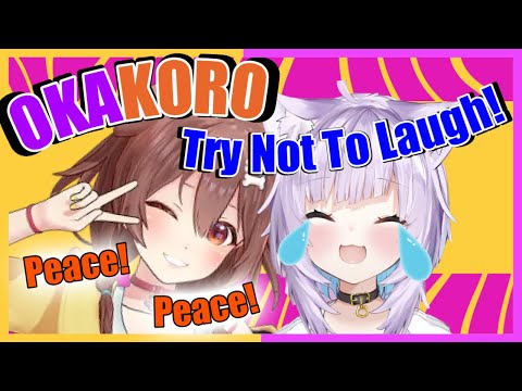 [Hololive] Okayu and Korone Trying VERY HARD Not To Laugh