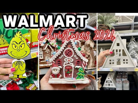 WALMART Christmas Decor 2024 FULL Walkthrough | Walmart Christmas Shop with Me 2024