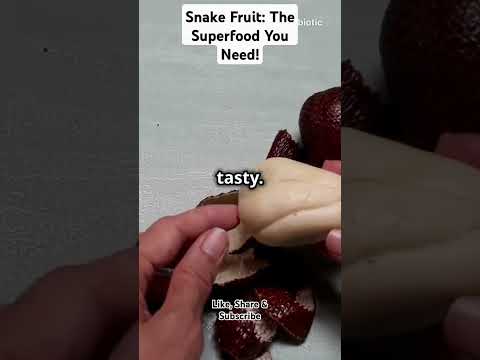 Snake Fruit: The Superfood You Need! #fruit #nutritionfacts #superfood #facts