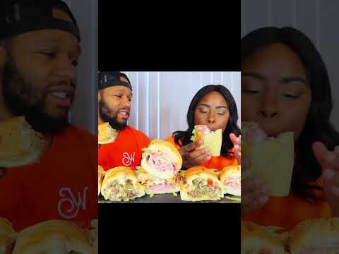 Jersey Mikes Menu Mukbang #jerseymikes #foodie #clubsandwichrecipe #mukbang