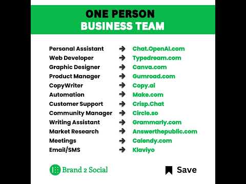 ONE PERSON BUSINESS TEAM