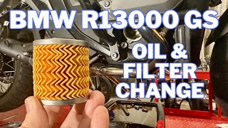 BMW R1300GS - Oil Change