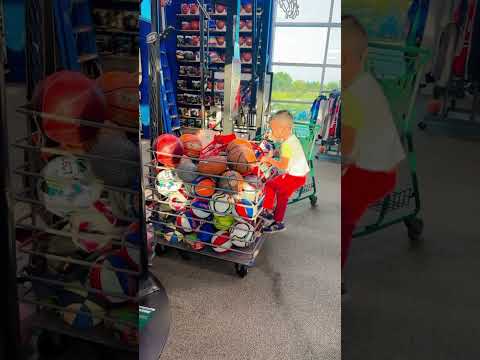 Wants to buy all balls😀 #shorts #cutebaby