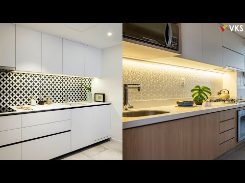 Modular Kitchen Tiles Design | Kitchen Wall Tiles Backsplash Design | Modern Kitchen Countertop Tile