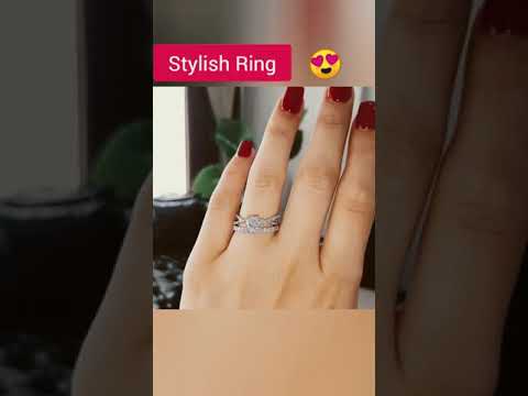 Simple and Stylish Silver Ring 💍 For Girls | Beautiful Design Silver Ring For Girls | Chandi Ki Ring