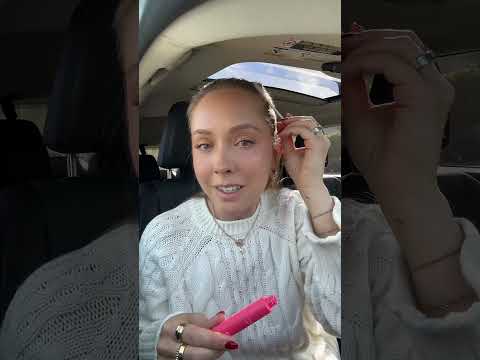 Running late GRWM in the car! #beauty #hairstyle #grwm