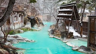 Staying at a Secret Japanese Hot Spring Like a Blue River♨️ | Adachiya Ryokan Fukushima