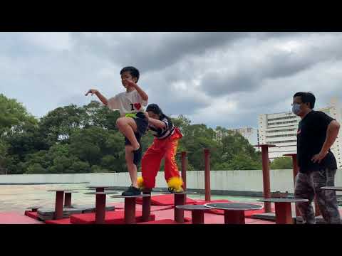 繼續練習一步一步加強＠香港柔功門夏國璋龍獅團少獅隊＠Ha kwok Cheung lion dance