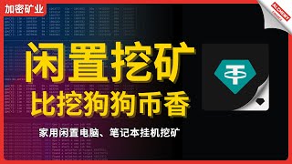 【挖矿教程】比挖狗狗币香，闲置挖矿、挂机网赚，榨干笔记本的所有价值，随时随地开始挖矿，支持 CPU、GPU挖矿。How to mine USDT?