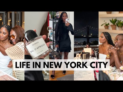 NEW YORK CITY LIFESTYLE VLOG! Epic Dinners, Spa Day with Pandora & a New Bag ✨ MONROE STEELE