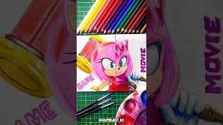 AMY ROSE[part2]💖🔥 #sonicmovie3 #sonic #sonicthehedgehog #sonicmovie #art #funny #music #amy #amyrose